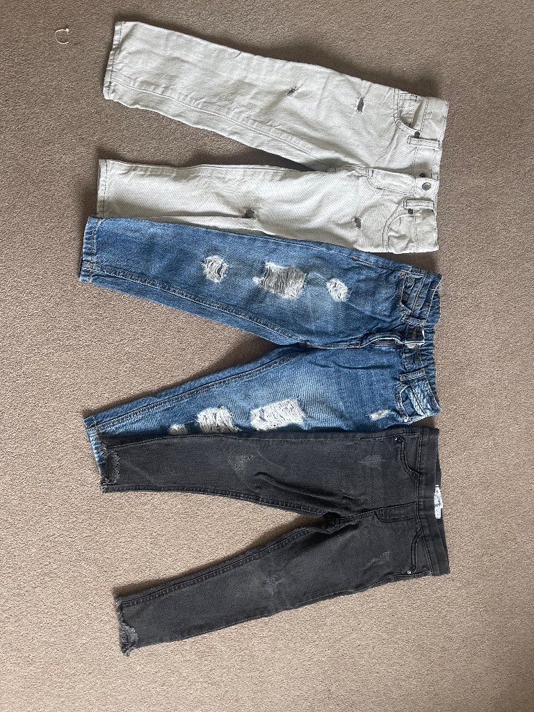 3 pcs girl or boy jeans