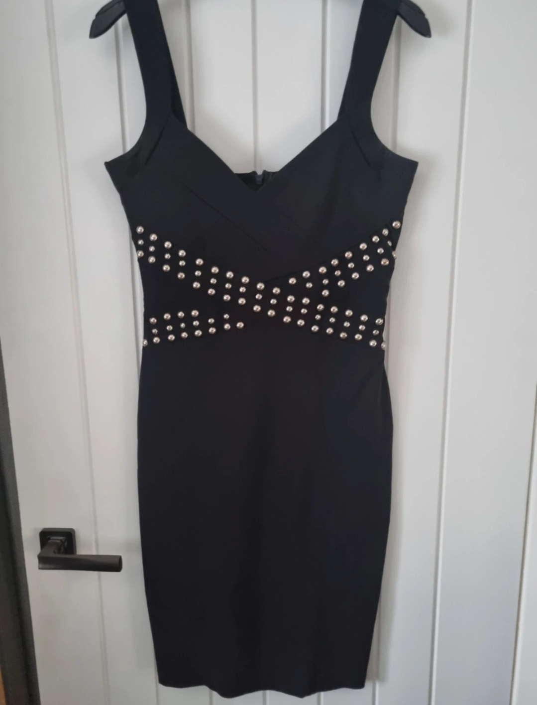 Jane Norman midi black dress size 12
