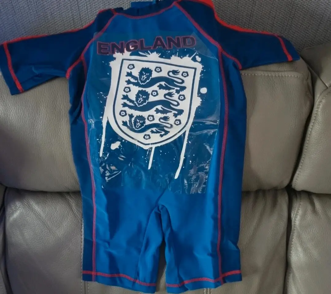 England childs sun safe swim suit brand new age 2-3 years