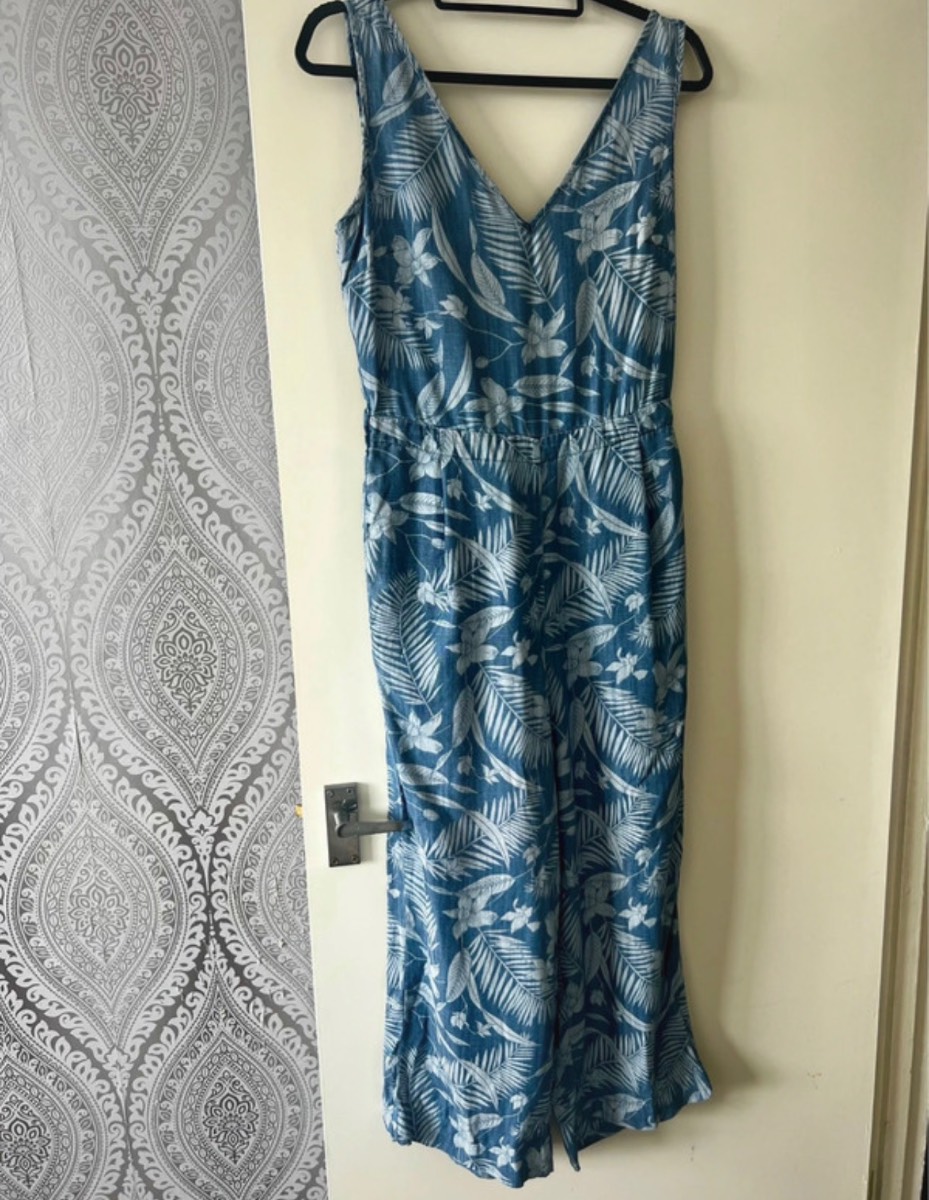 Ladies Next tropical print jumpsuit