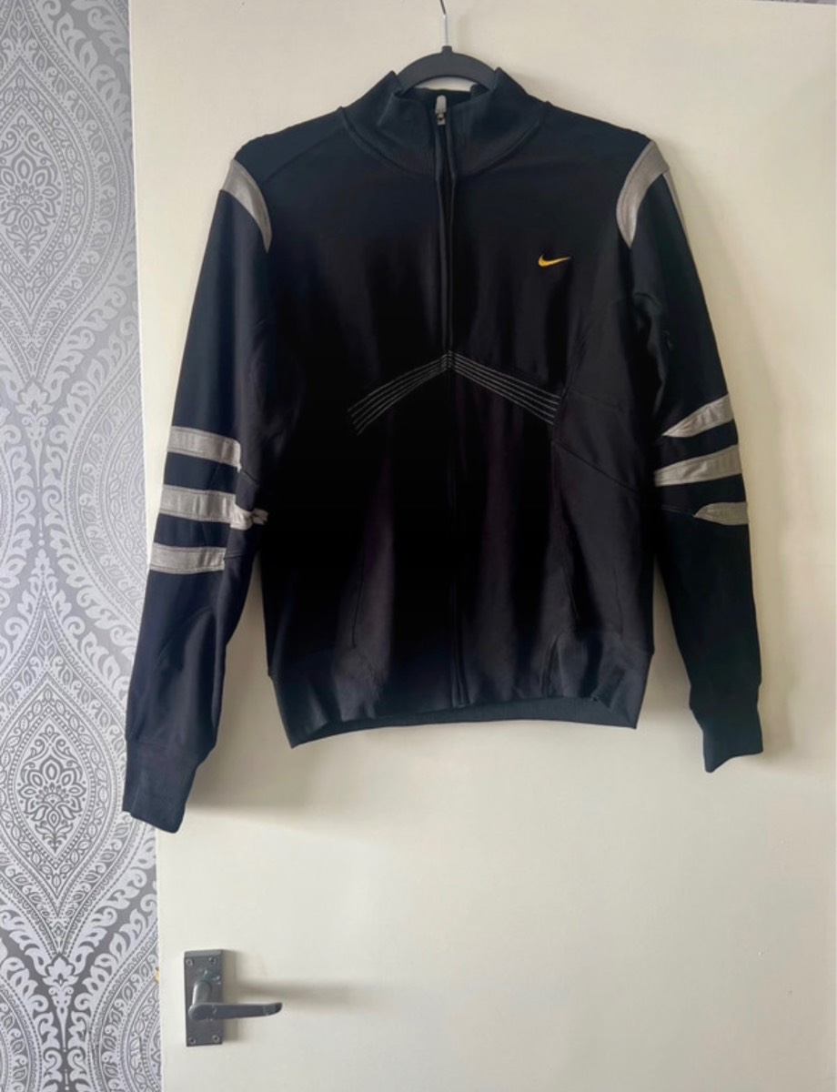 Ladies Nike Dri fit jacket embroidery on the back