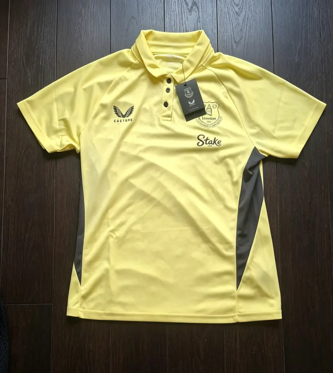 Everton fc women's polo shirt size 16