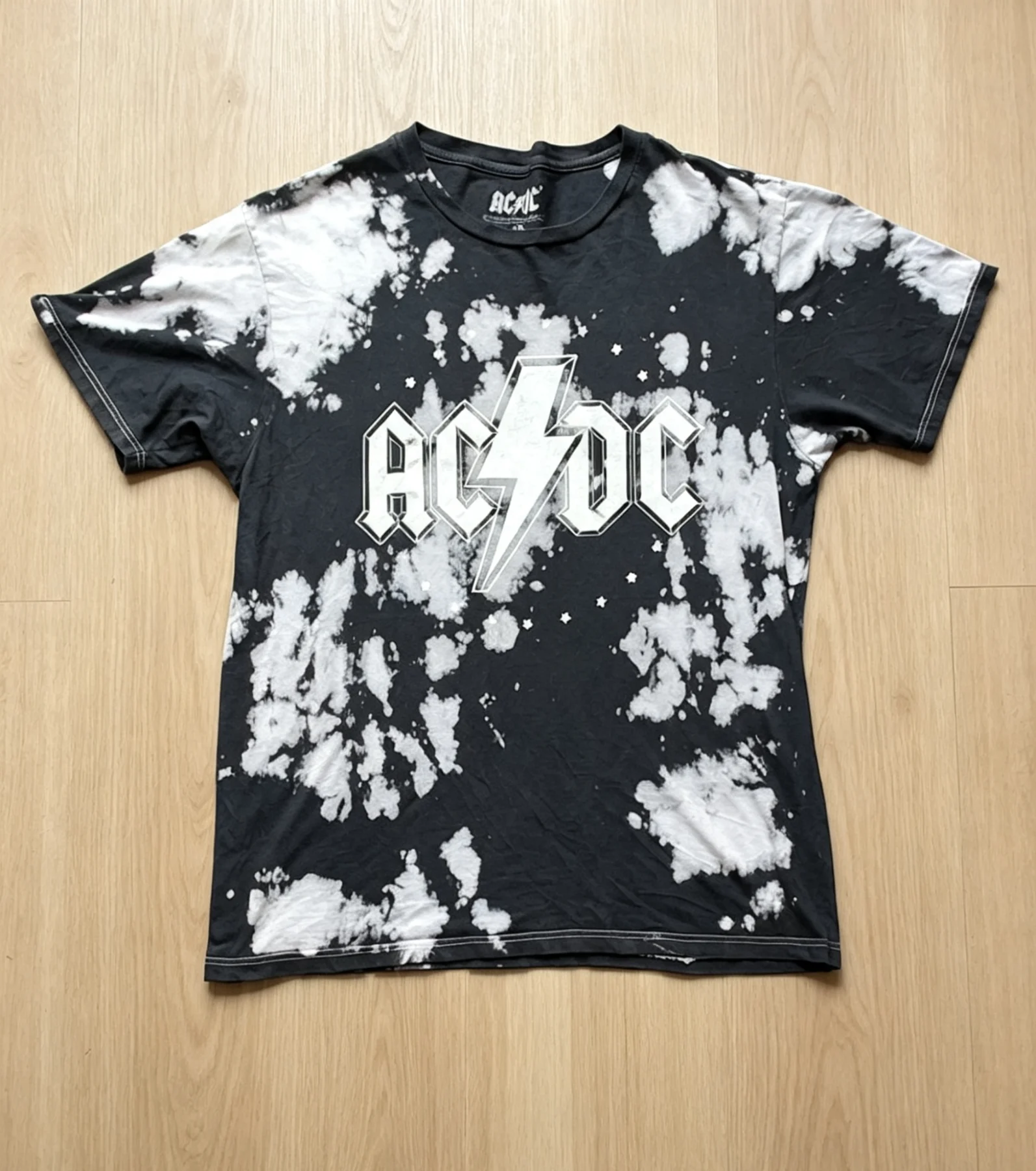 ACDC tie-dye T-shirt large