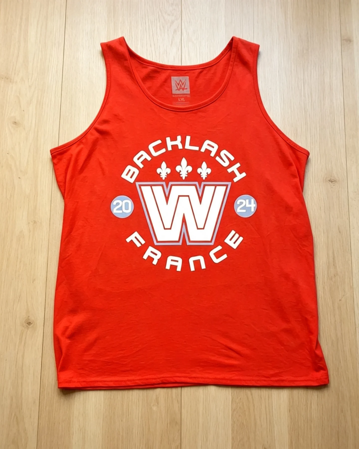 WWE vest red XXL