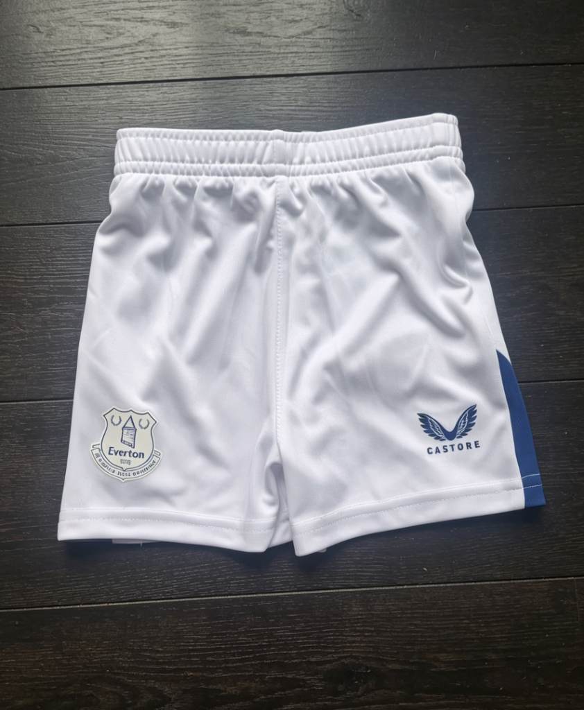 Everton fc kids shorts 9-12mths