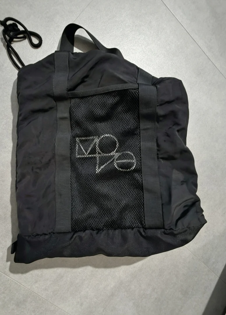 Black gym bag