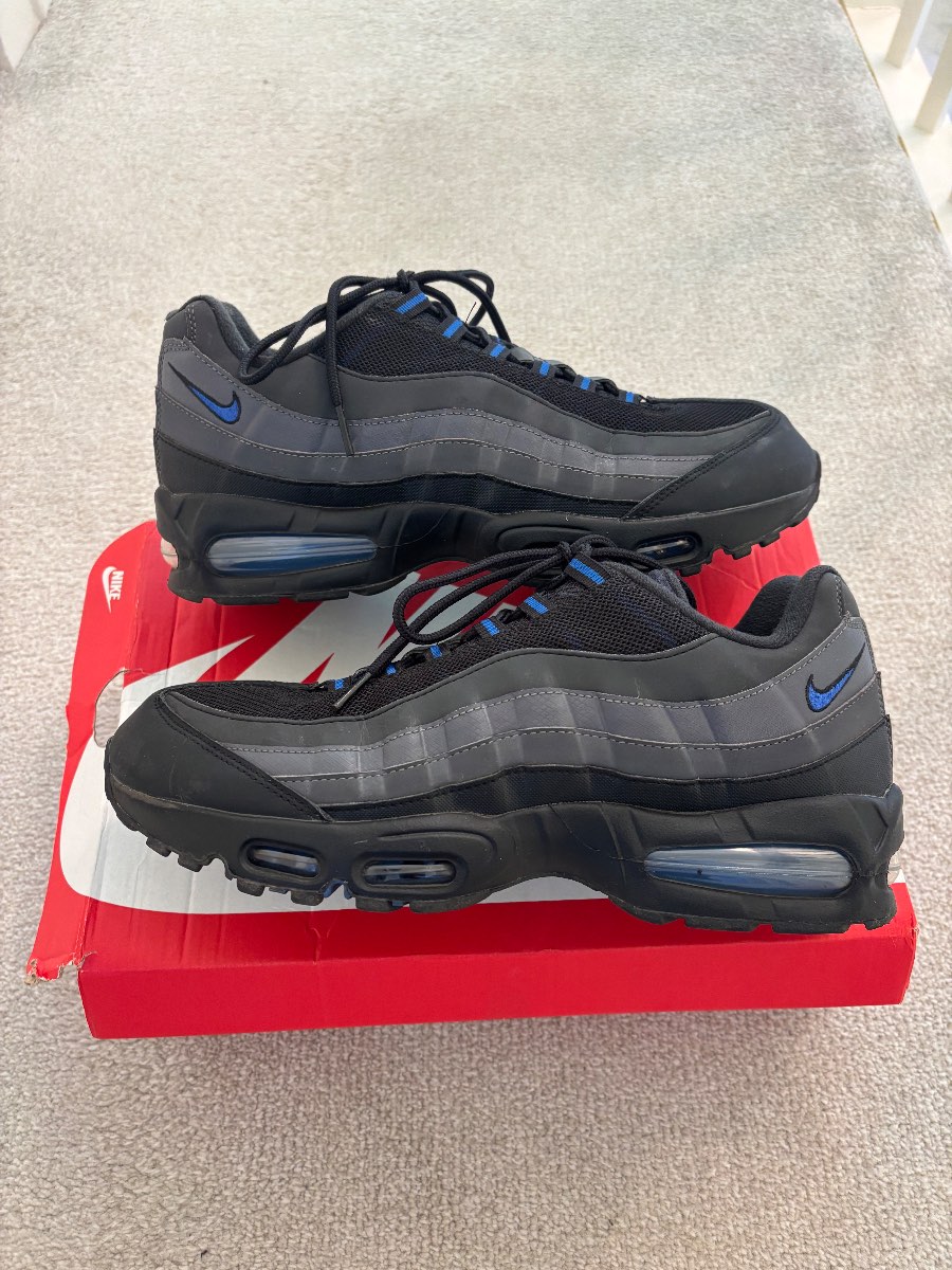 Nike Air Max 95 Black Blue Trainers Men’s - Size 11