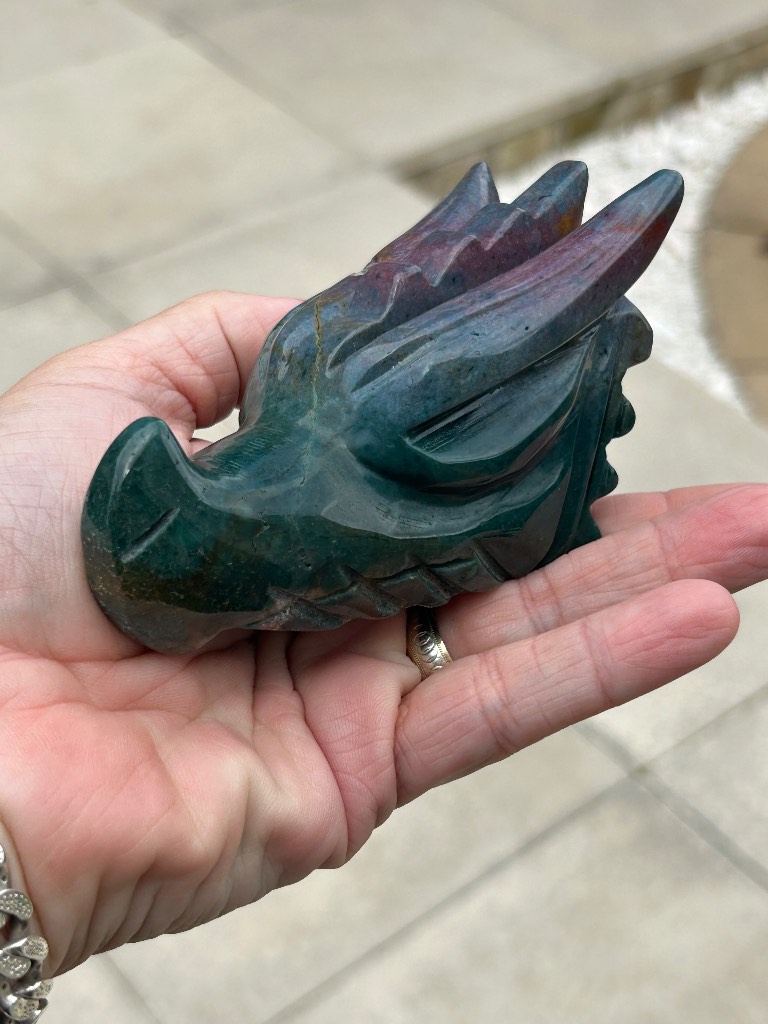 Ocean Jasper dragon head