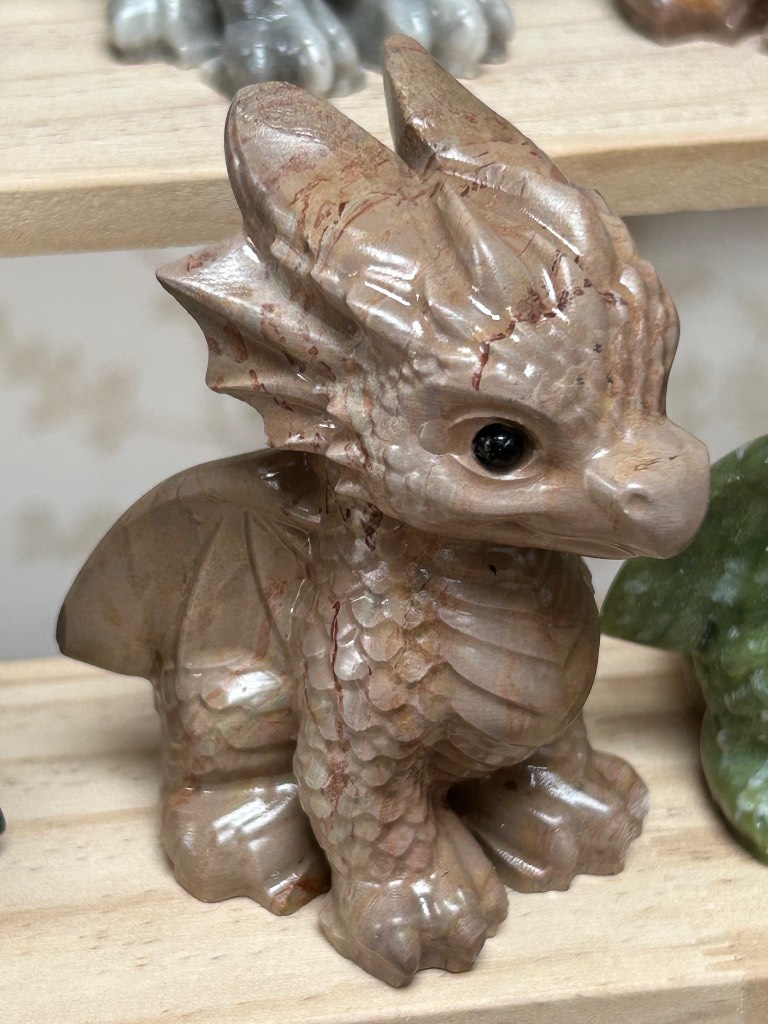 Picture Jasper dragon carvingb