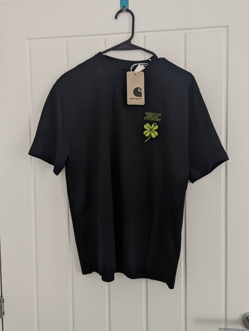 Carhartt WIP embroidered clover tshirt
