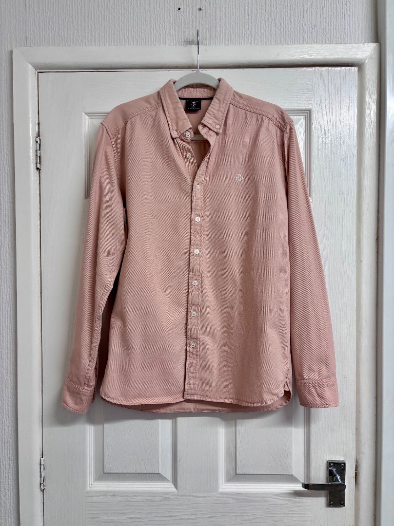 Blakely Clothing Co. Men's Medium Pink Long-Sleeve Button-Down Shirt