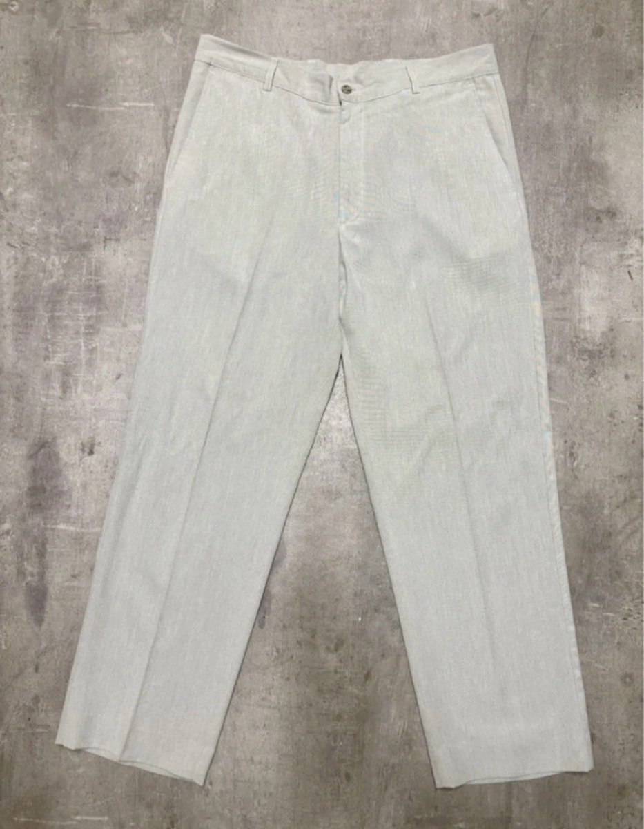 Vintage Farah Men’s Sage Green Smart Trousers W36 L29
