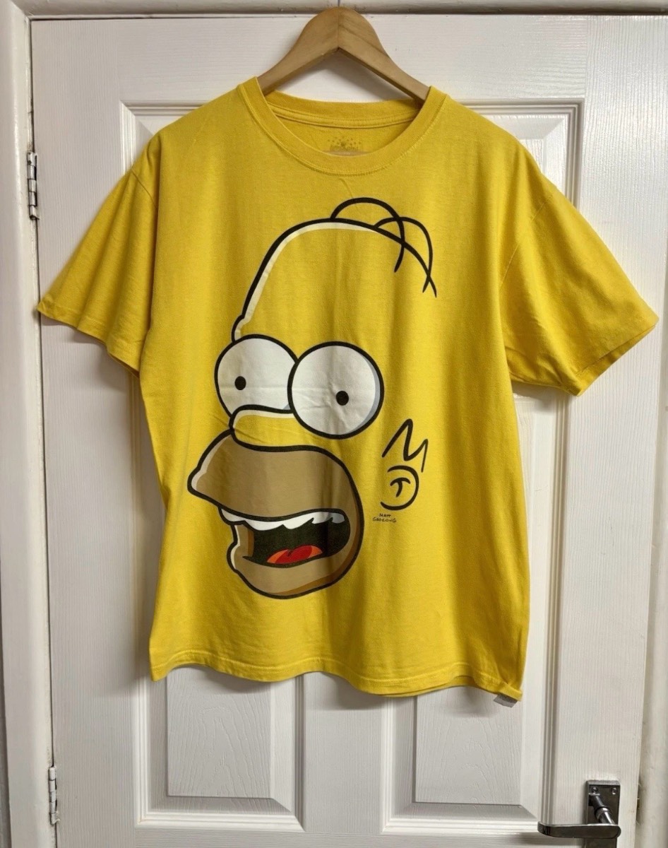Homer Simpson Universal Studios Short Sleeve T-Shirt The Simpsons Size Large