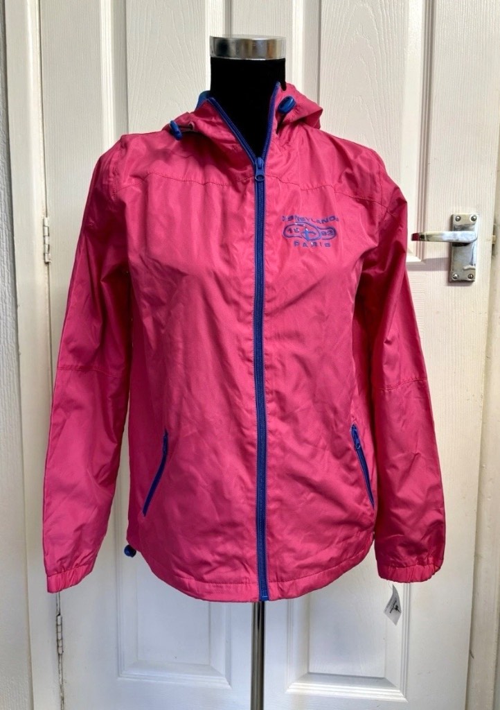 Disneyland Paris Parks Windbreaker Jacket Pink Size Small New with Tags NWT
