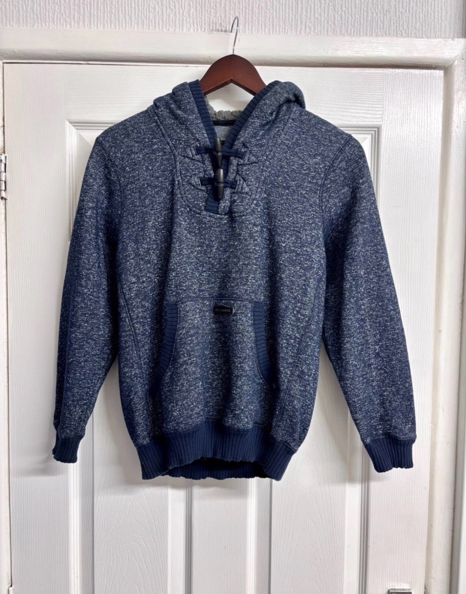 Boys Navy Blue Billabong Hoodie Size 10 Years