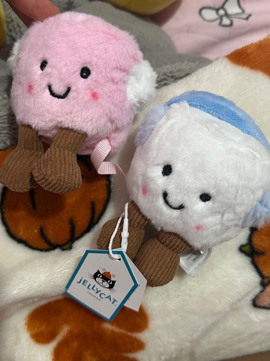 Marshmallow jelly cat plush
