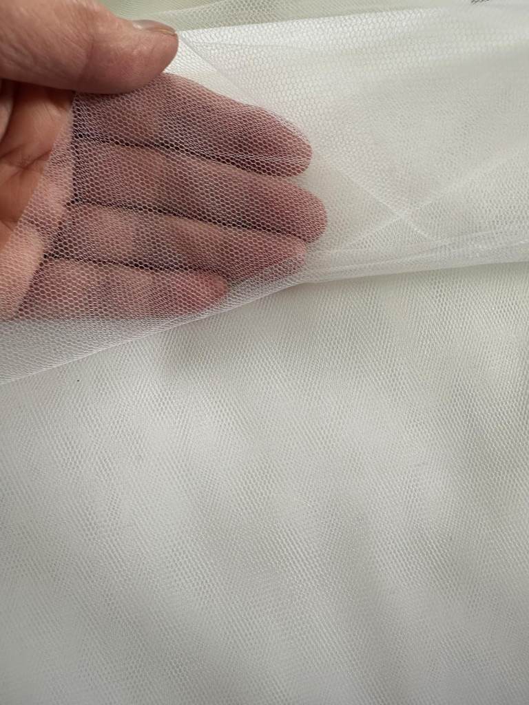 Available in Multiple Lengths. Luxury Soft Ivory Veiling Tulle . 2.8 Metres Wide – Wedding Veils