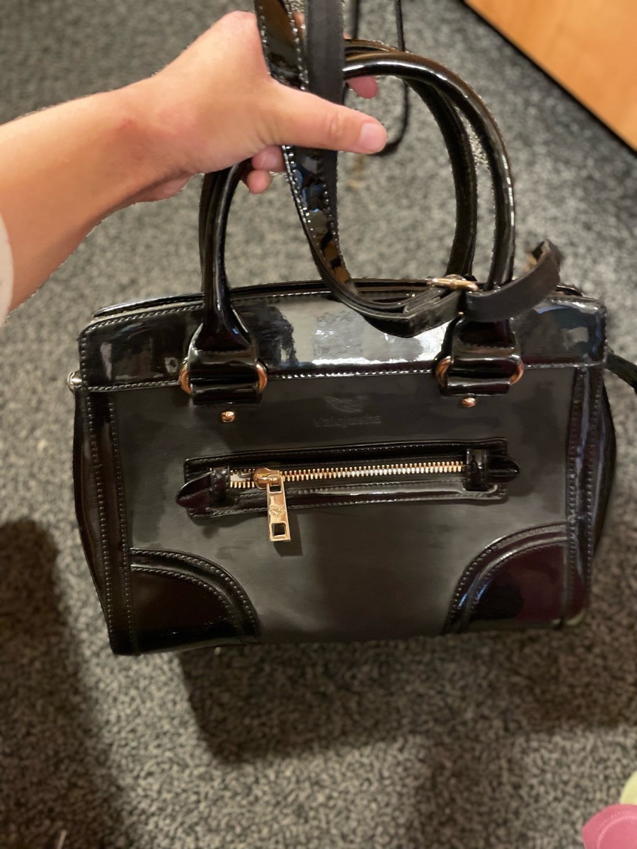 Black hand bag