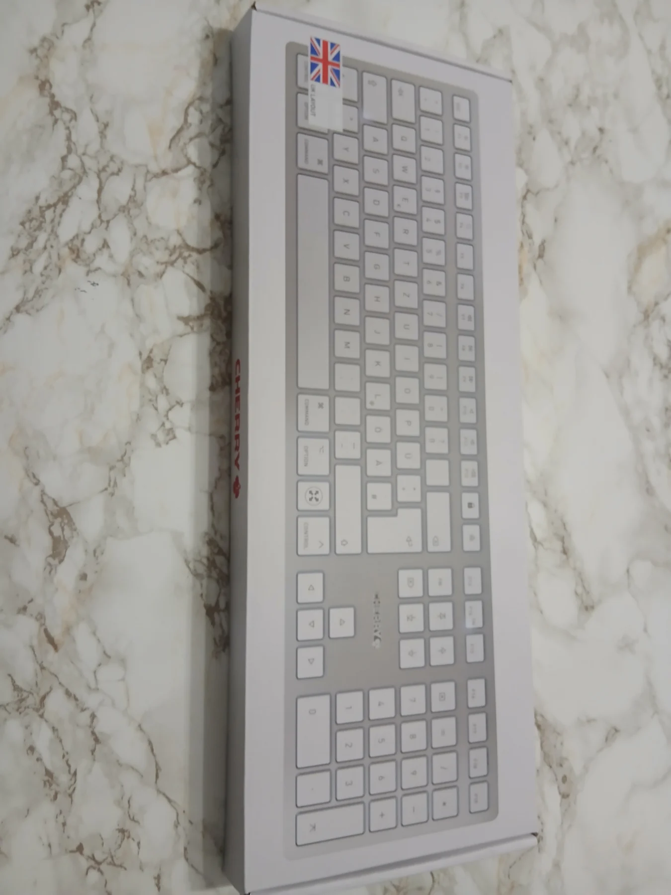 Cherry KW 9100 SLIM Wireless Mac Keyboard UK Layout Bluetooth USB-C