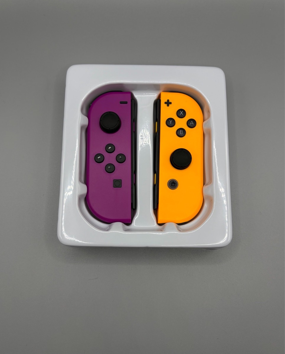 Wireless Controllers Compatible with Nintendo Switch – Purple & Orange – Brand New