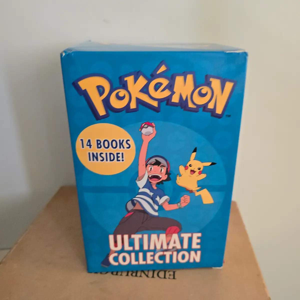 Pokemon book set in a box