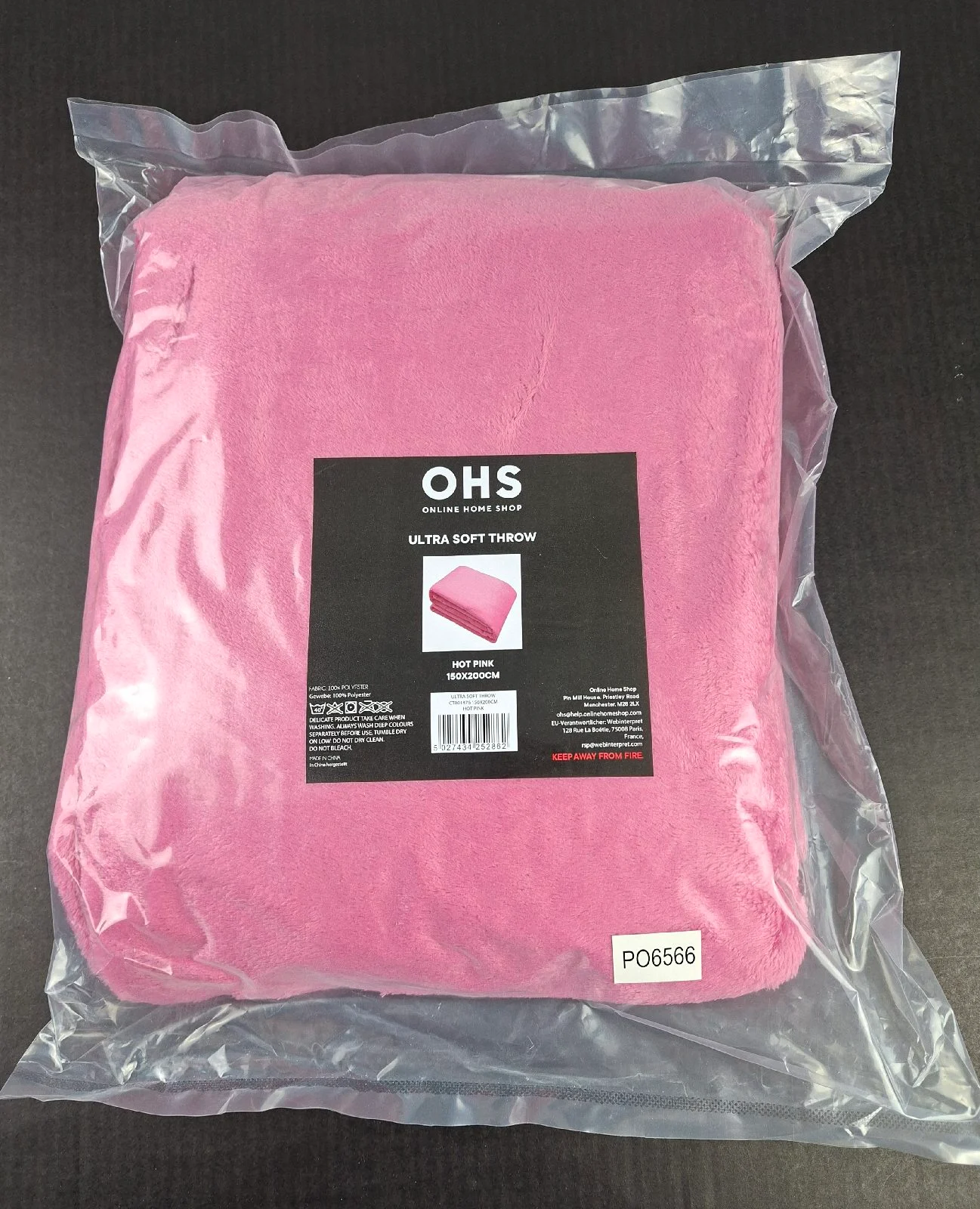 Ultra soft throw
