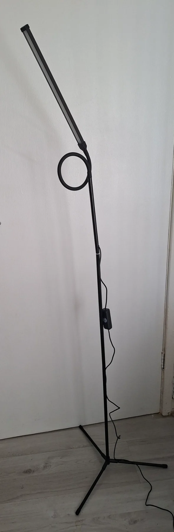 Flexible LED floor lamp.