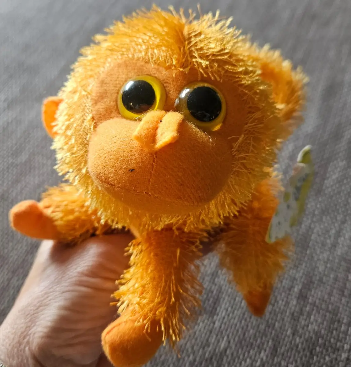 Bananas Orange Plush Monkey Soft Toy with Big Eyes – Tagged