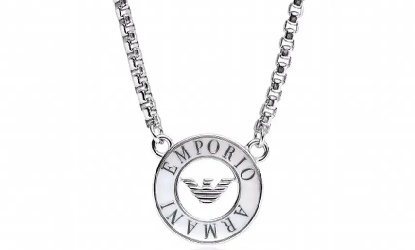 Emporio Armani Ladies Sterling Silver Necklace