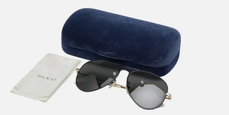 GUCCI Bumblebee Teardrop double-bridge sunglasses GG0515S