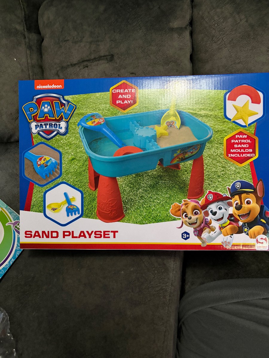 Paw patrol sand water table