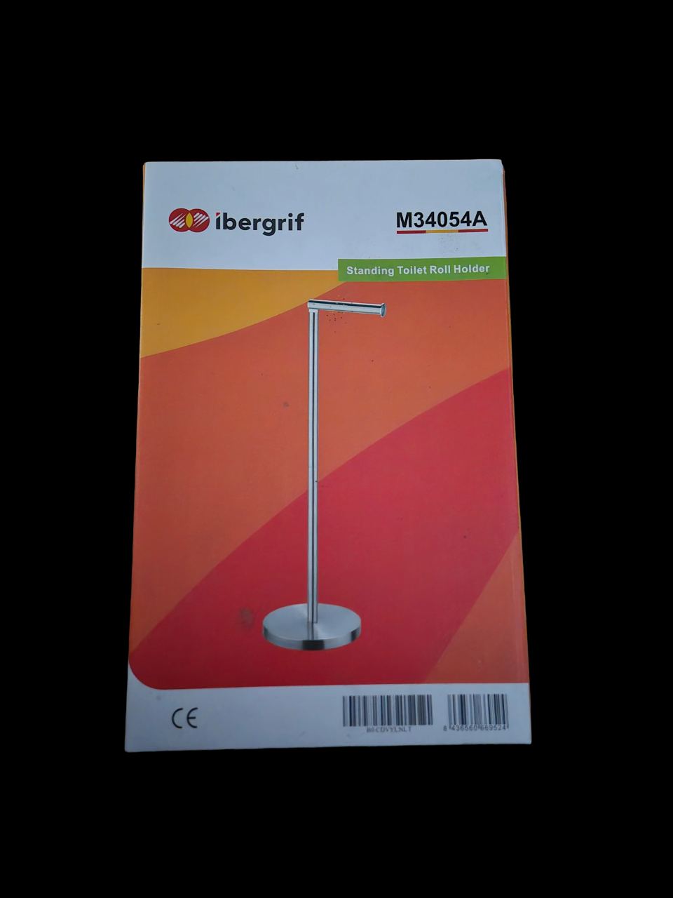 Standing toilet roll holder