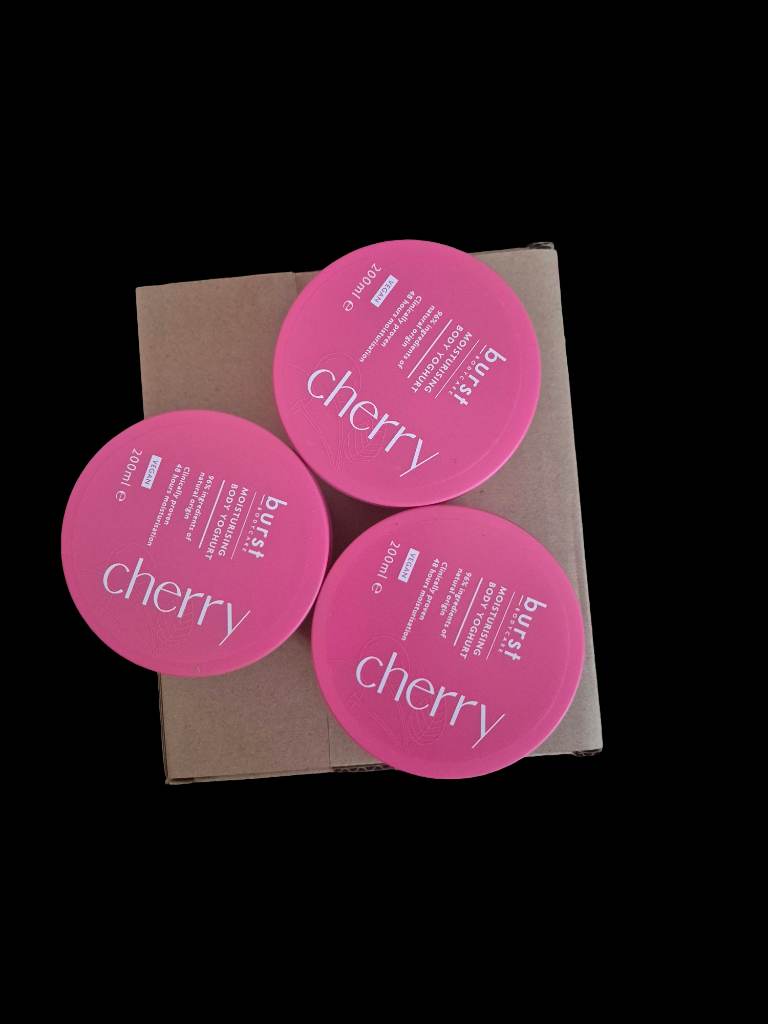 Burst Bodycare Cherry Moisturising Body Yoghurt