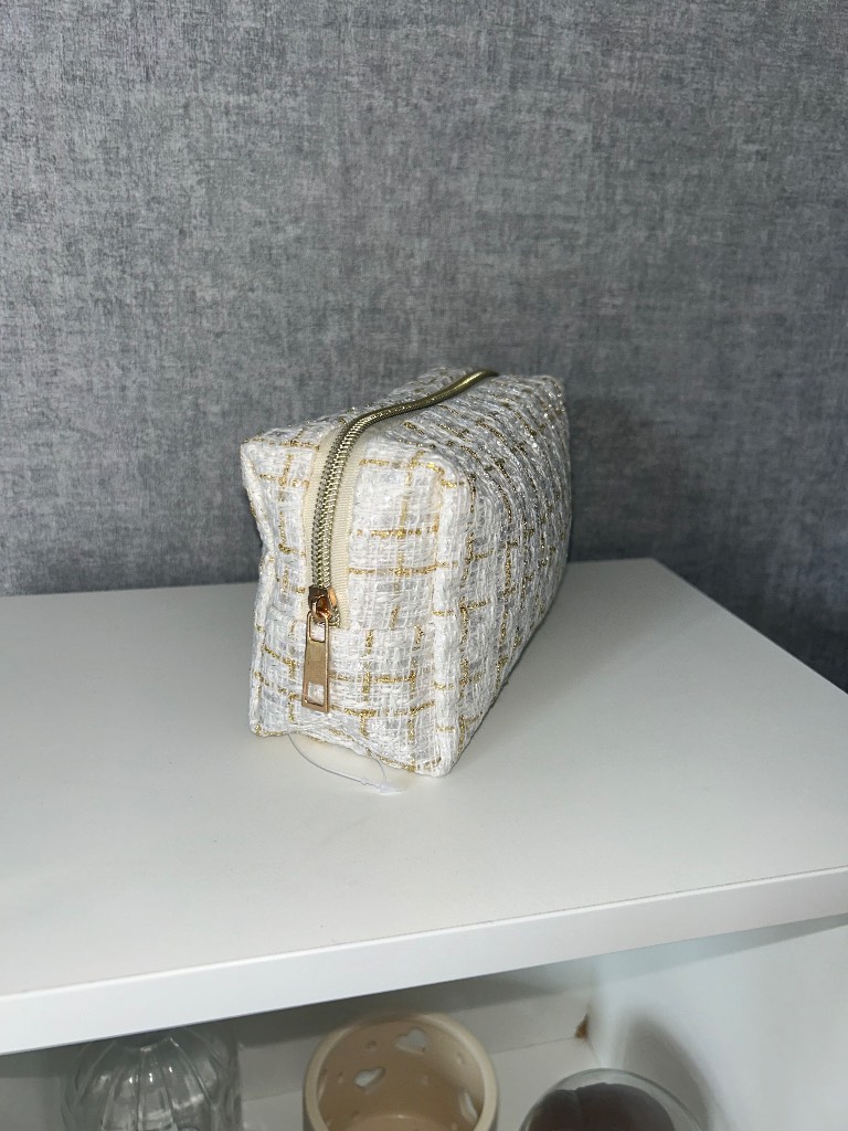 Cream Make Up Bag | New