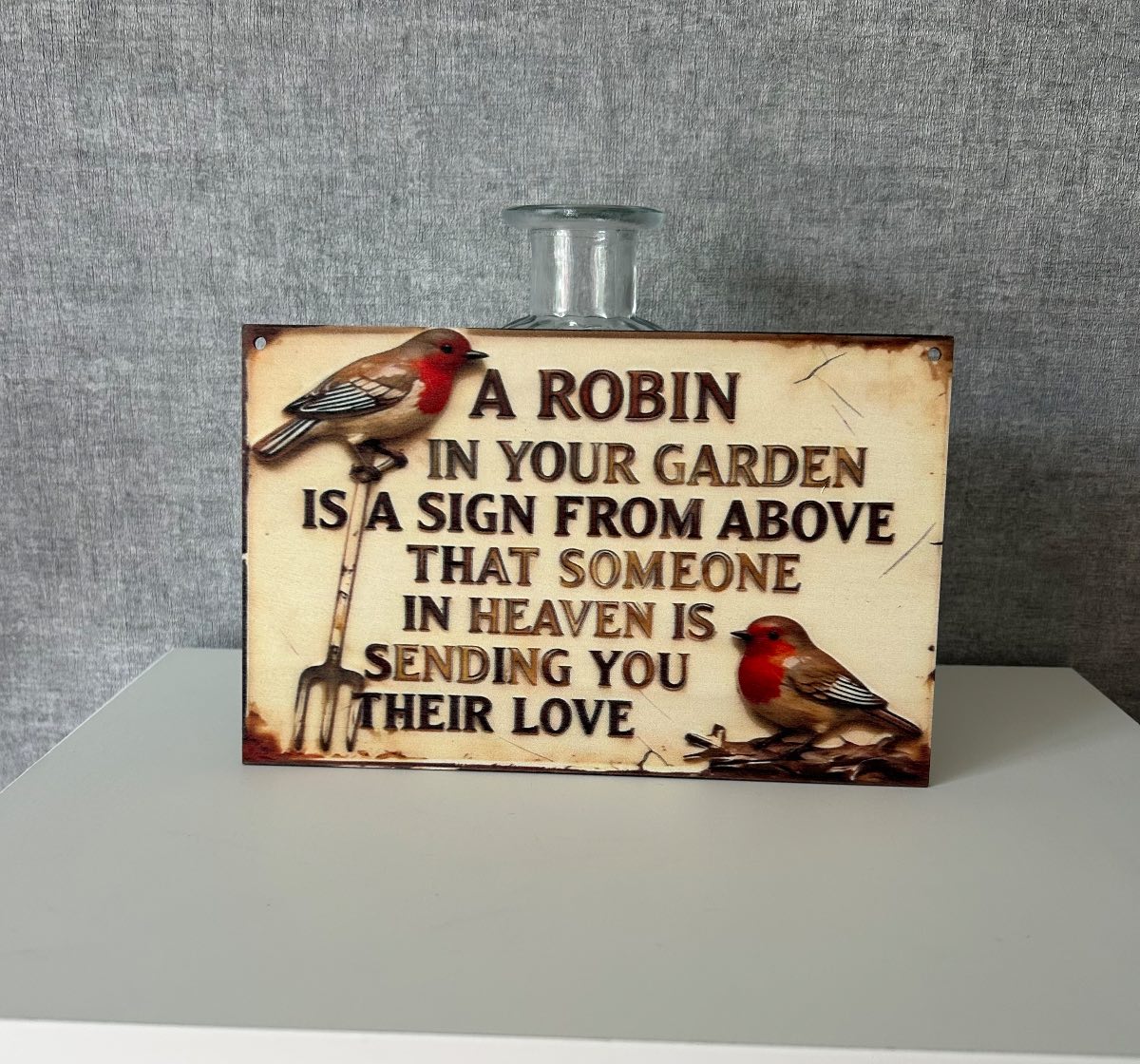 Robin Sign | Brand New