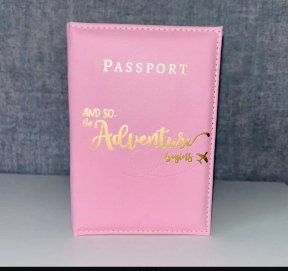Pink Passport Cover