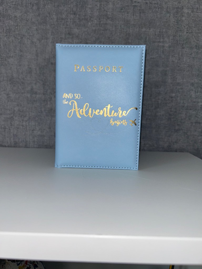 Blue Passport Cover