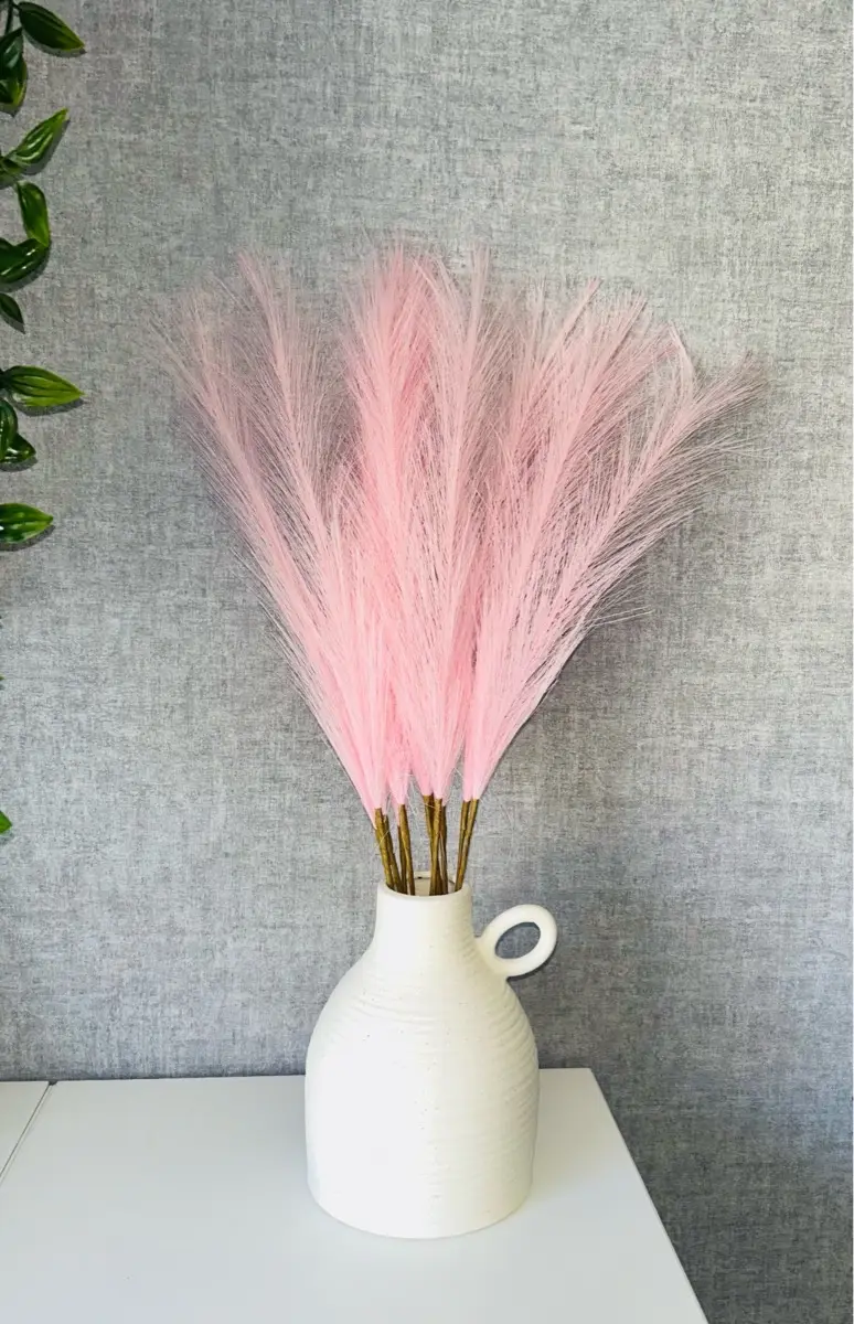 11 pink faux pampas grass | New