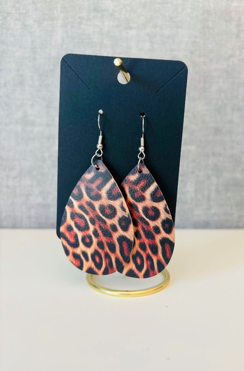 Fashion Leopard Print Earrings | New
