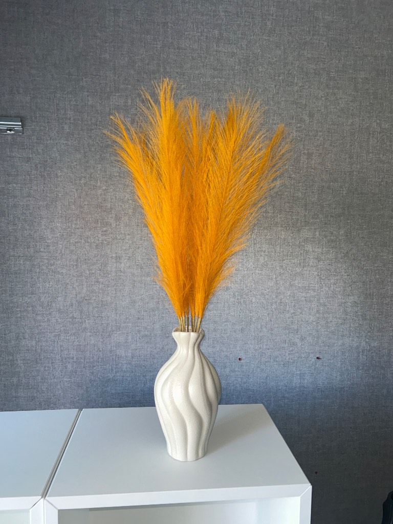 Burnt Orange Pampas Grass - 11 Stems - Brand New