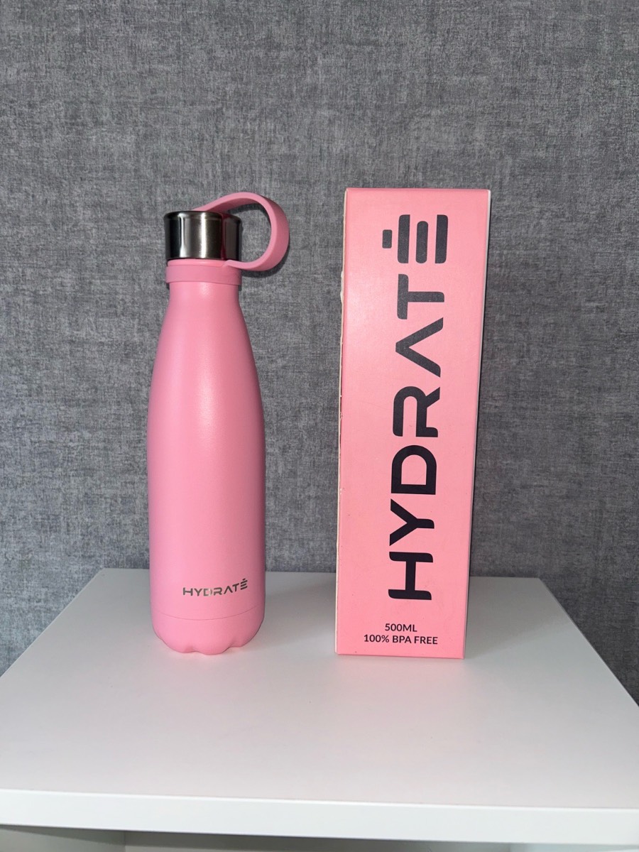 Pink Hydrate Flask - Hot and Cold Drinks.