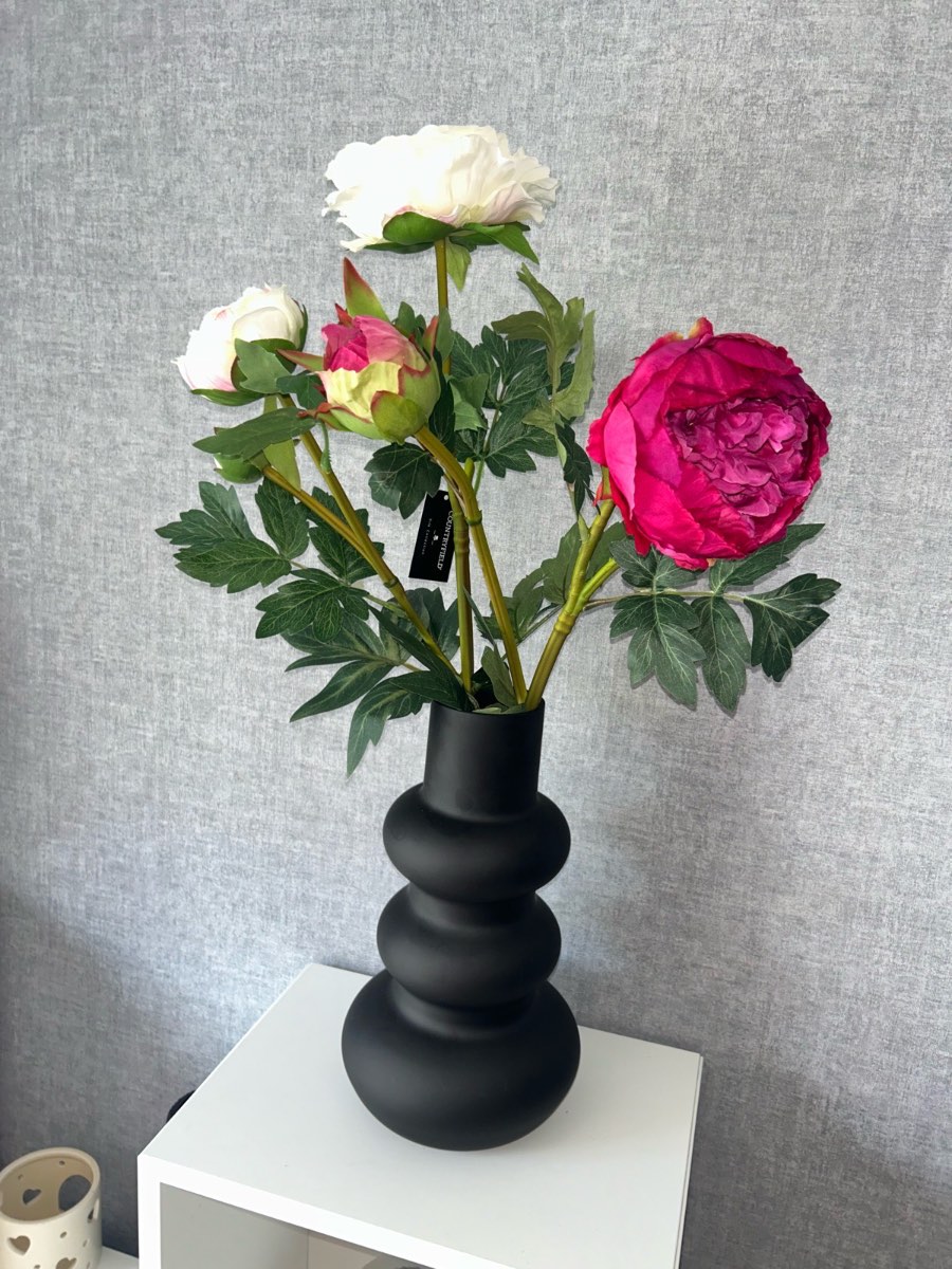 Pink & White Faux Flowers | Long Stems
