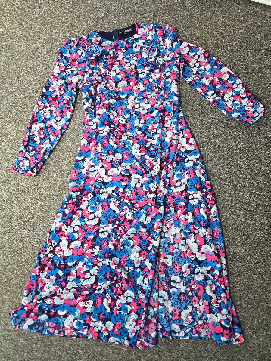 Womens Girl In Mind floral midi dress size 12