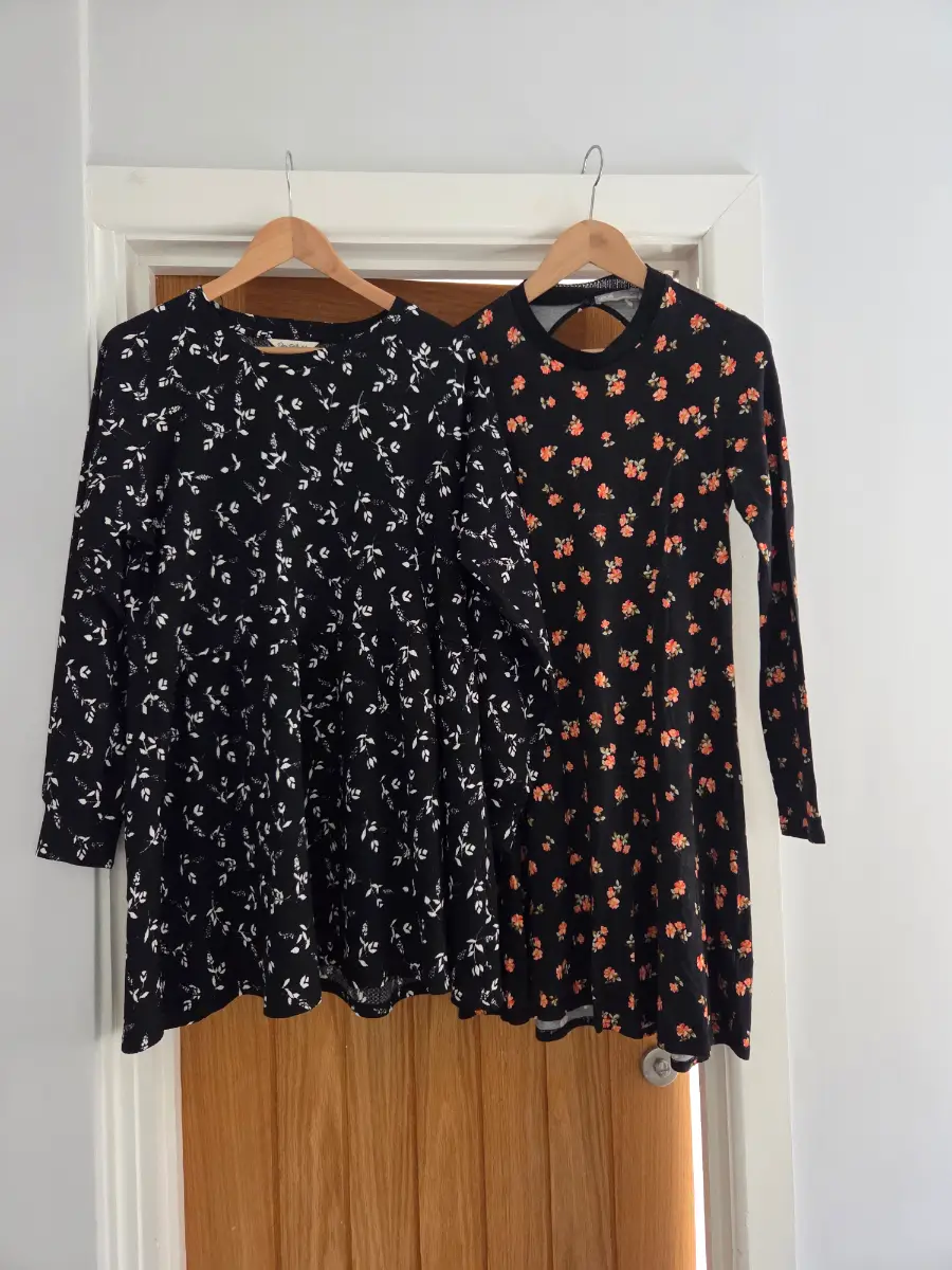 Womens Miss Selfridge & Asos floral dresses size 12