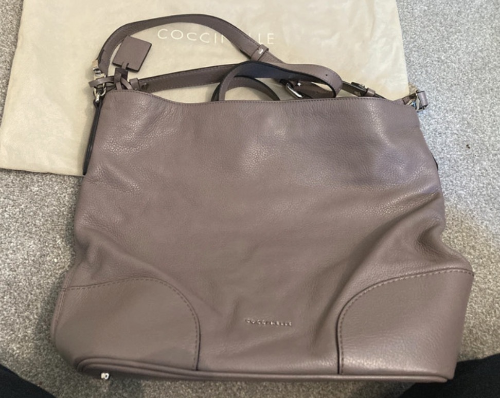 Beautiful Coccinelle large leather hobo handbag