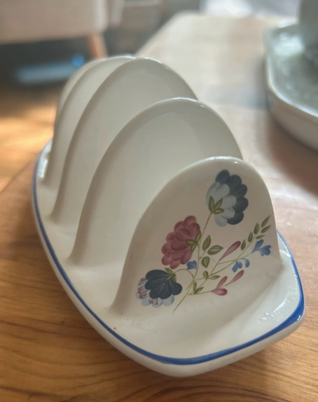 BHS Priory ceramic floral toast rack - discontinued