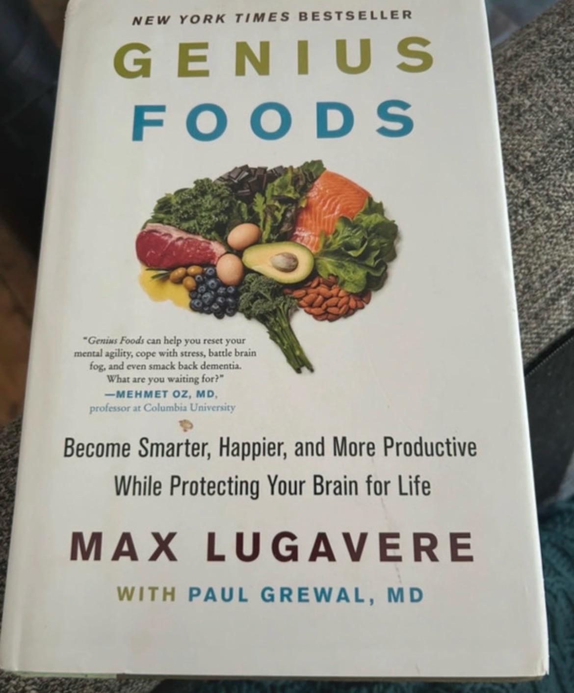 Genius Foods hardback book by Max Lugavere