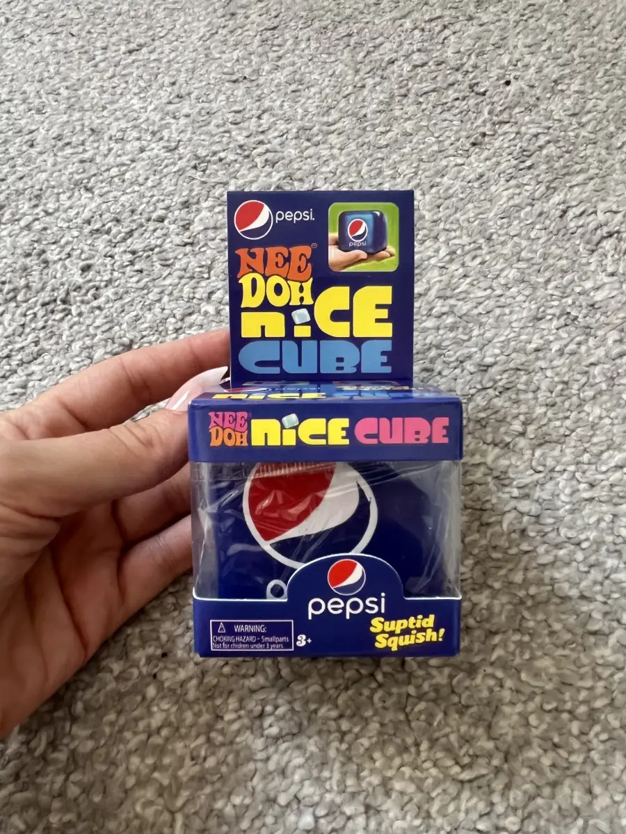 Nee Doh Nice Cube Pepsi - Small Worn Mark on Pepsi Logo