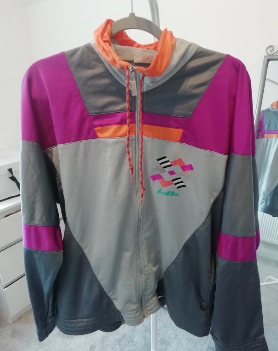 Vintage 90s Lotto windbreaker jacket  Excellent Condition Size M