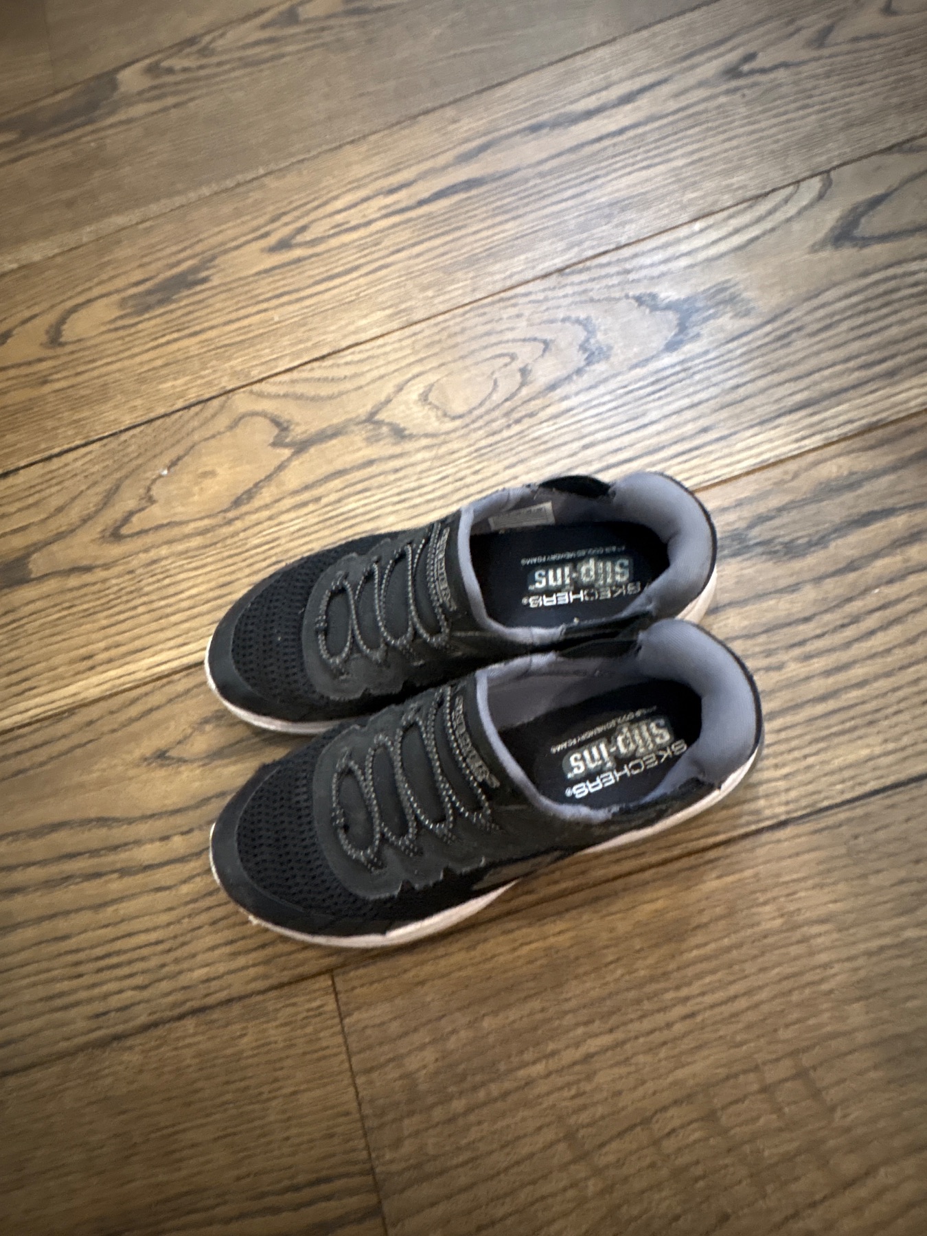 Skechers Slip-ins Black Trainers | UK Size 2 | Kids / Girls